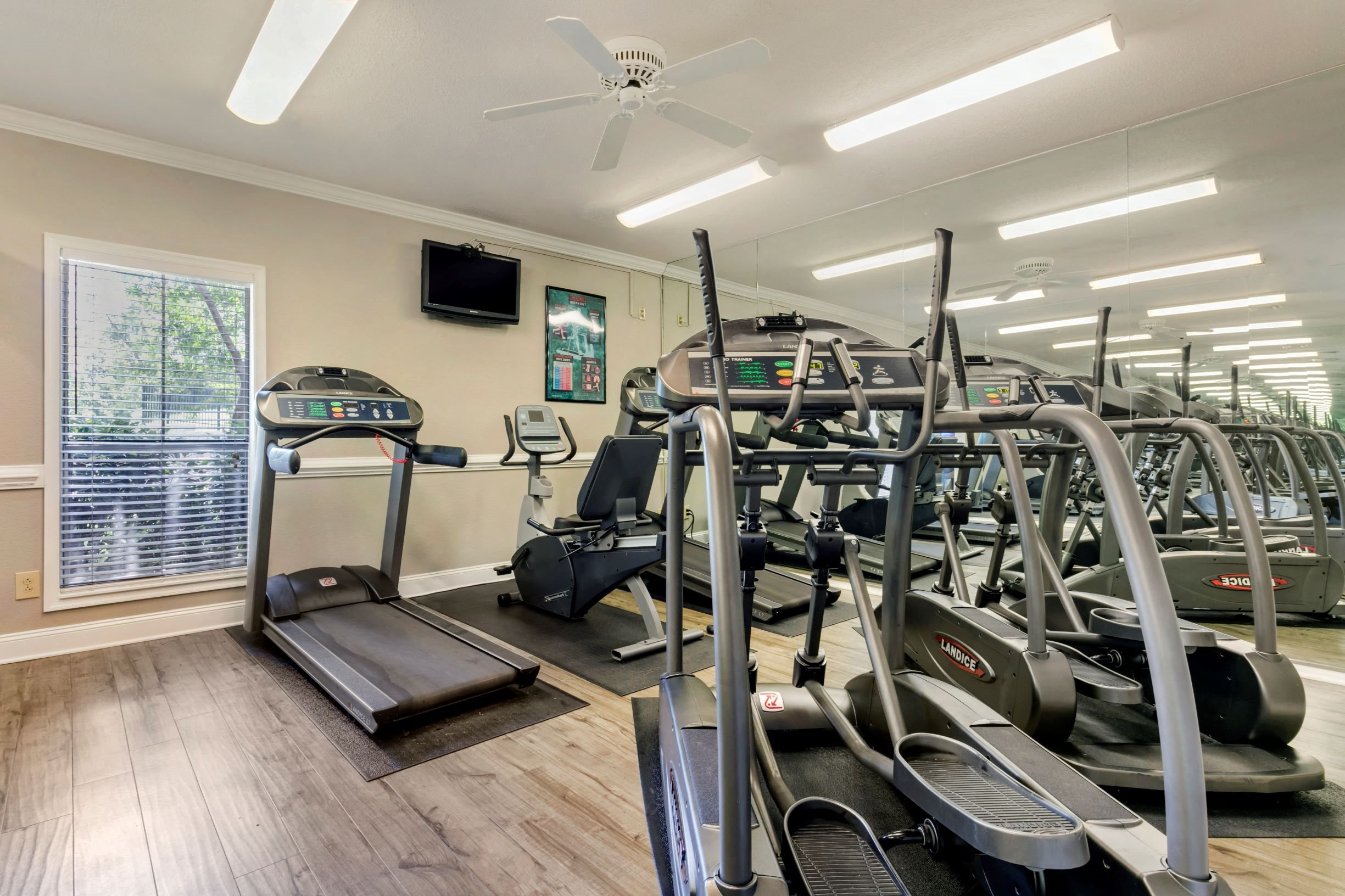 Fitness Center at Park Forest Apartments in Greensboro, NC